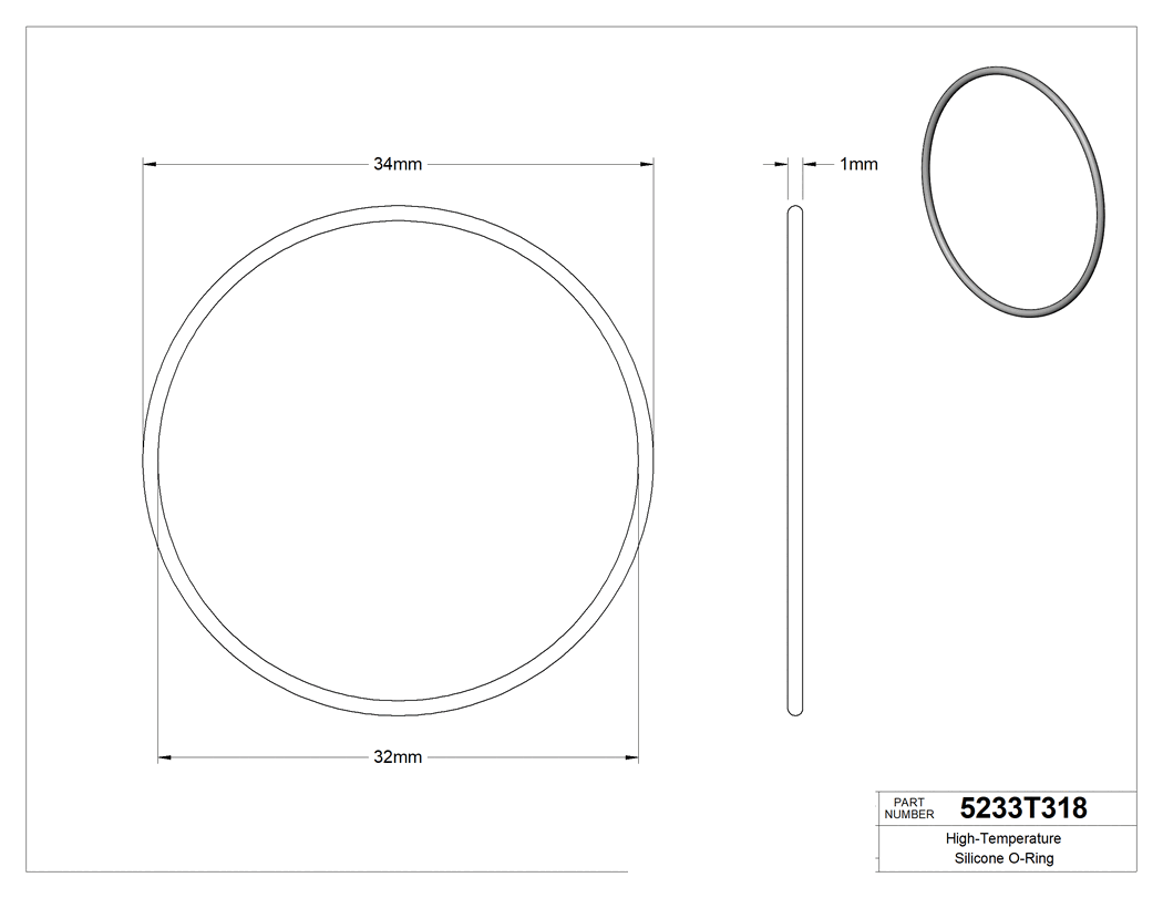 Technical drawing - 5233T318